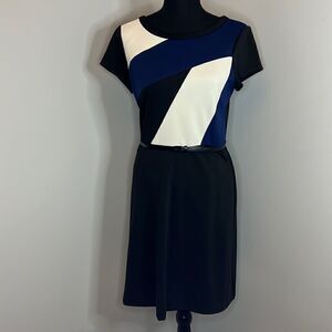 Ellen Tracy Color Block Dress. Worn Once!